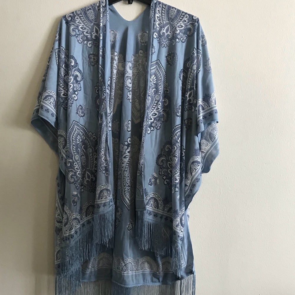 Light blue kimono